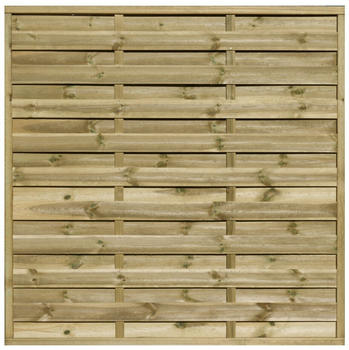 T&J ECO-Dichtzaun 180x180cm Rahmen 30/45 mm kdi grün Lamellen 5x100mm glatt (10501)
