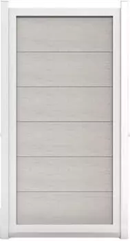 GroJa Viento Zaunelement 90x180cm silber/anthrazitgrau (210717242100600)