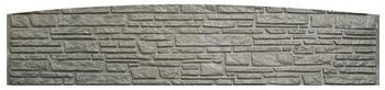 Beckers Betonzaun Bogenplatte Montana 200 x 45 x 3 cm grau (5324066)