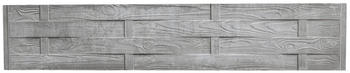 Beckers Betonzaun Platte Flecht 200 x 38,5 x 3 cm grau (2762565)
