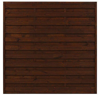 Andrewex Sichtschutzelement Classic 180 x 180 cm Gerade Braun