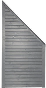 Konsta Abschlusselement Diamond rechts 90x180/90 cm hellgrau