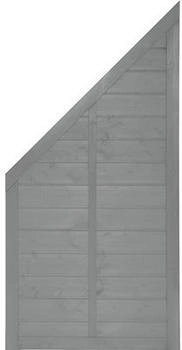 Konsta Abschlusselement Venga 90 x 180/90 cm links hellgrau
