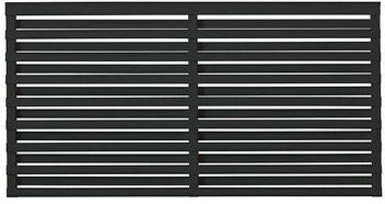 Plus A/S Sichtschutzelement Osaka 180 x 93 cm Kiefern-/Fichtenholz Schwarz