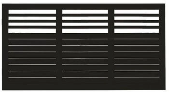 Plus A/S Sichtschutzelement Decora 180 x 95 cm Holz Schwarz