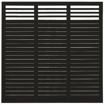 Plus A/S Decora Sichtschutzelement schwarz 180 x 180 cm (17674-15)