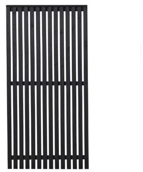 Plus A/S Sendai Sichtschutzelement Kiefer-Fichte schwarz 90 x 180 cm (17448-15)