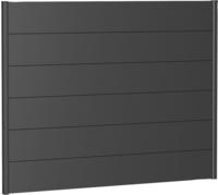 Biohort Sichtschutzelement 6 Metall-Paneele und 2 F&uuml;hrungsschienen, LxH: 180x137 cm
