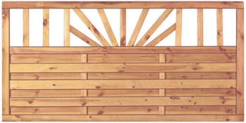 T&J Freiburg Zaunelement 90x180 cm