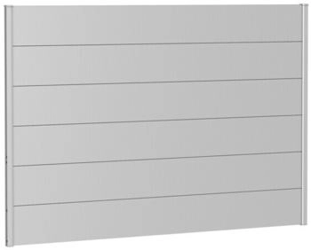 Biohort Wandpaneel ohne Acrylglas silber-metallic 200 x 135 (B230233)