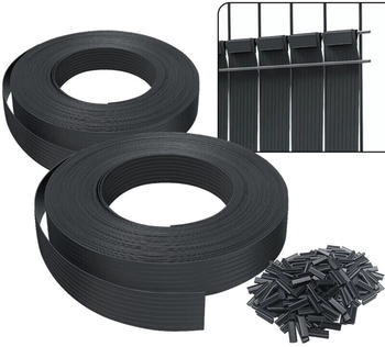 Vounot Set of 150 x 4.7 cm blackout slats with clips