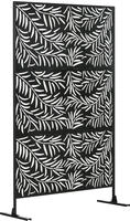 Outsunny Raumteiler 3-teilig 122 X 198 Cm Sichtschutz Mit St&auml;nder Mit