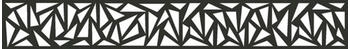GroJa Designeinsatz Flex Triangle 179,5 x 25,5 cm anthrazit