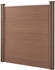 neu.holz WPC Gartenzaun mit Pfosten 183x357cm
