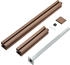 neu.holz WPC Gartenzaun mit Pfosten 183x357cm