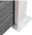 vidaXL Zaunelement Set WPC 526x146 cm Grau
