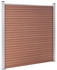 vidaXL Gartenzaun WPC 872x186 cm Braun