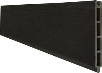GroJa Solid Einzelprofil Steckzaun 15 cm x 180 cm Schwarz