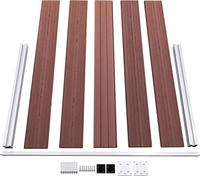 vidaXL Gartenzaun WPC 872x106 cm Braun