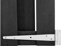 vidaXL Gartentor WPC 100x112 cm Grau