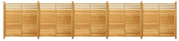 Home Deluxe Holz-Sichtschutzzaun Soma 5 Elemente und 6 Pfosten Natur