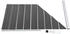 vidaXL Zaunelement Set WPC 965x(105-186) cm Schwarz