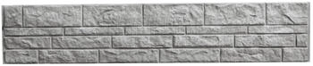 Beckers Betonzaun Zaunelement Standard Fels Motiv 200 x 38,5 cm Betongrau