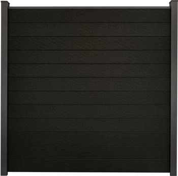 GroJa Solid Steckzaunsystem 180 x 180 cm Schwarz