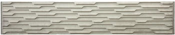 Beckers Betonzaun Zaunelement Standard Murano Motiv 200 x 38,5 cm Betongrau