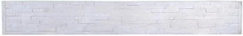 Beckers Betonzaun Zaunelement Klassik Rimini Motiv 184 x 26 cm Betongrau