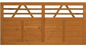 Konsta Vorzaun Venga 180 x 90 cm kirschbaumoptik