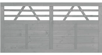 Konsta Vorgartenzaun Venga 180 x 90 cm hellgrau