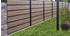Gutta Sichtschutzzaun-Element WPC Anthrazit 202 cm x 186 cm Dielen Grau