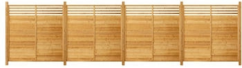 Home Deluxe SOMA Fichtenholz 4x Element + 5x Pfosten 760 cm inkl. Zubehör