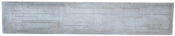 Beckers Betonzaun Zaunelement Standard Tetris Motiv 200 x 38,5 cm Betongrau