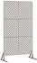 vidaXL Sichtschutz Grau 100 x 50 x 180 cm Stahl (868548)
