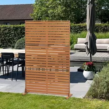 casa.pro Nodepp Trennwand Cortenstahl 180 x 120 cm Edelrost
