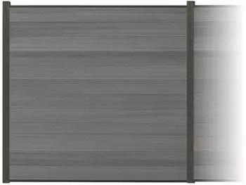 Elephant Cora Line 924 x 180 cm Schrauben Grau/ Anthrazit