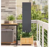 vidaXL Garten Sichtschutz-Leinwand Anthrazit 32 x 140 cm