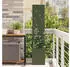 vidaXL Garten Sichtschutz-Leinwand Floral Olivgrün 32 x 32 x 150 cm (876409)