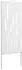 vidaXL Garten Sichtschutz-Leinwand Floral Weiß 50 x 140 cm (876309)