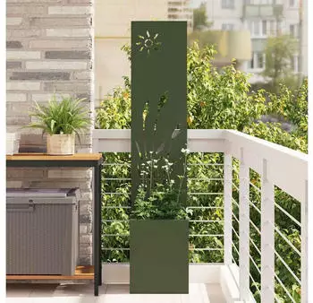 vidaXL Garten Sichtschutz-Leinwand Olivgr&uuml;n 32 x 140 cm (876360)