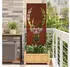 vidaXL Garten Sichtschutz-Leinwand Rostig 50 x 140 cm Wetterfeststahl (876335)