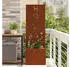 vidaXL Garten Sichtschutz-Leinwand Rostig 50 x 140 cm Wetterfeststahl (876496)