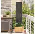 vidaXL Garten Sichtschutz-Leinwand Schwarz 32 x 140 cm (876231)