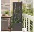 vidaXL Garten Sichtschutz-Leinwand Schwarz 50 x 140 cm (876462)