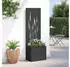 vidaXL Garten Sichtschutz-Leinwand Schwarz 50 x 140 cm (876462)