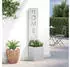vidaXL Garten Sichtschutz-Leinwand Silber 32 x 32 x 150 cm (876425)