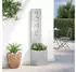 vidaXL Garten Sichtschutz-Leinwand Silber 32 x 32 x 150 cm Edelstahl (876424)