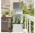 vidaXL Garten Sichtschutz-Leinwand Silber 50 x 32 x 150 cm (876474)